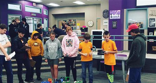 Williams MS Robotics Team Competes in First VEX Competition of the Year 